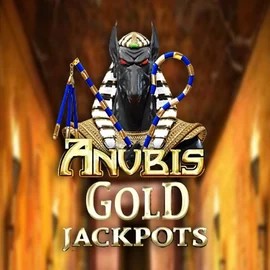 Official Jackpots logo: Anubis Gold Jackpots by Inspired Gaming at Foxygold Casino