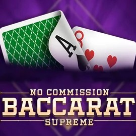 Baccarat Supreme by OneTouch Games, showcased at foxygoldonline.com – game logo