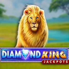 Diamond King Jackpots logo – Jackpots by SpinPlay Games at Foxygold Casino