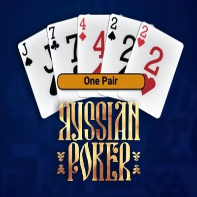 Russian Poker casino game by OneTouch Games – featured logo at Foxygold Casino